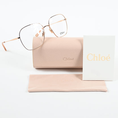 Chloe CH0023O 002 Womens Authentic Eyeglasses Gold, 59-17mm - New