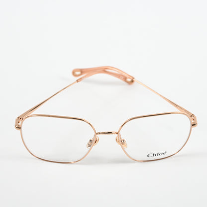 Chloe CH0023O 002 Womens Authentic Eyeglasses Gold, 59-17mm - New