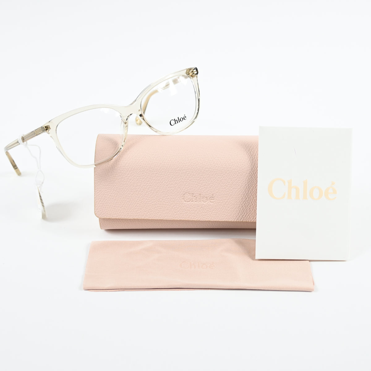 Chloe CH0013O 007 Womens Authentic Eyeglasses Clear Gray, 54-16mm - New