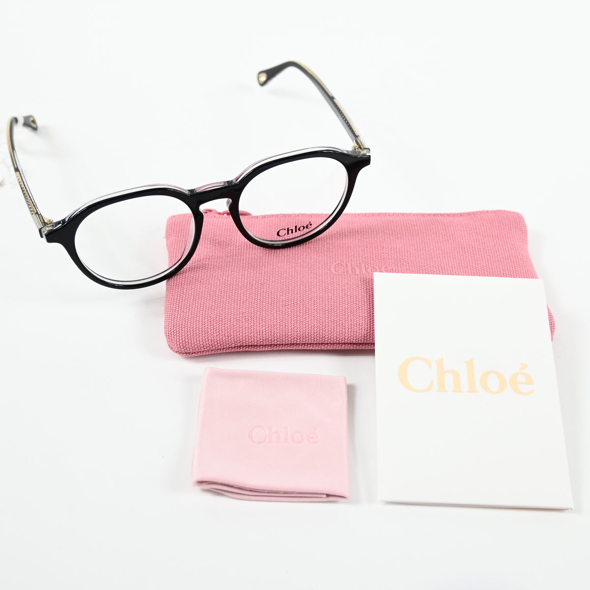 Chloe CH0012O 007 Womens Authentic Eyeglasses Black/Gray, 50-18mm - New