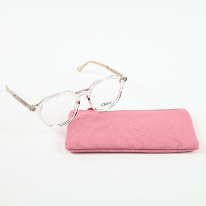 Chloe CH0012O 005 Womens Authentic Eyeglasses Clear Light Pink, 50-18mm - New