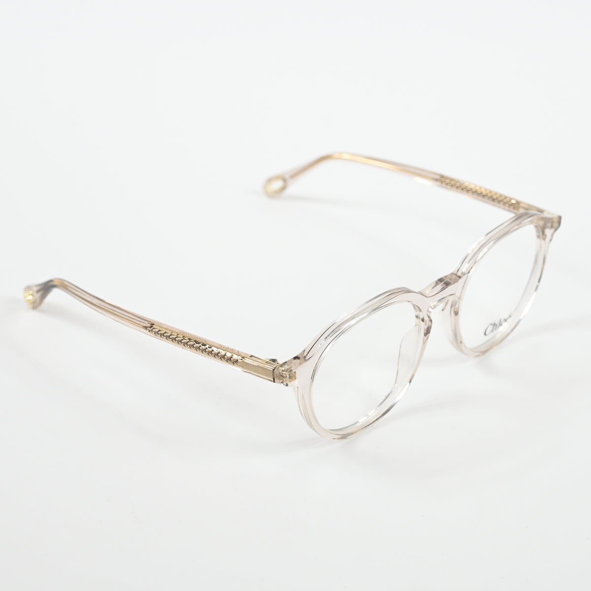 Chloe CH0012O 005 Womens Authentic Eyeglasses Clear Light Pink, 50-18mm - New