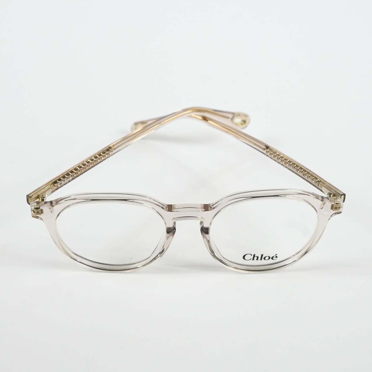 Chloe CH0012O 005 Womens Authentic Eyeglasses Clear Light Pink, 50-18mm - New