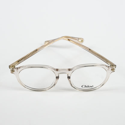 Chloe CH0012O 005 Womens Authentic Eyeglasses Clear Light Pink, 50-18mm - New