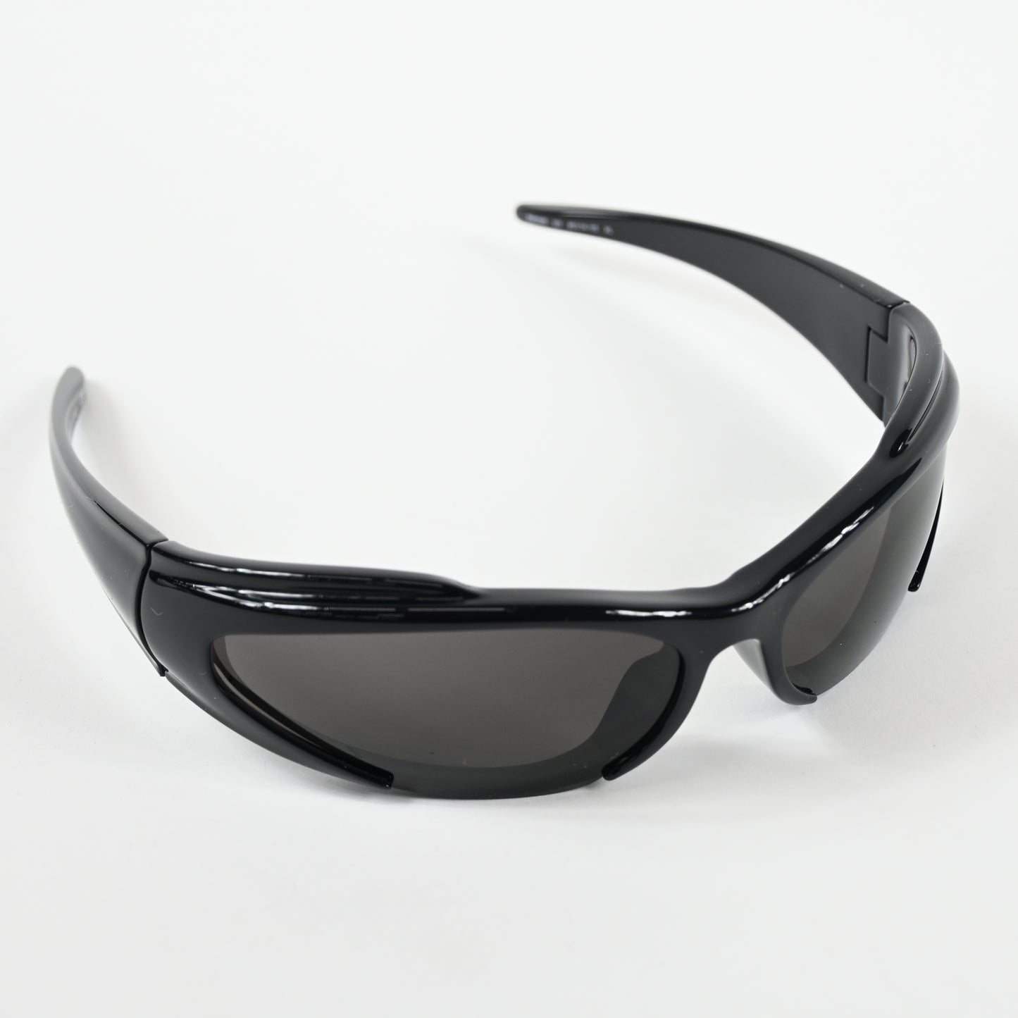 Balenciaga BB0253S 001 Unisex Authentic Sunglasses Black/Gray, 80mm - New