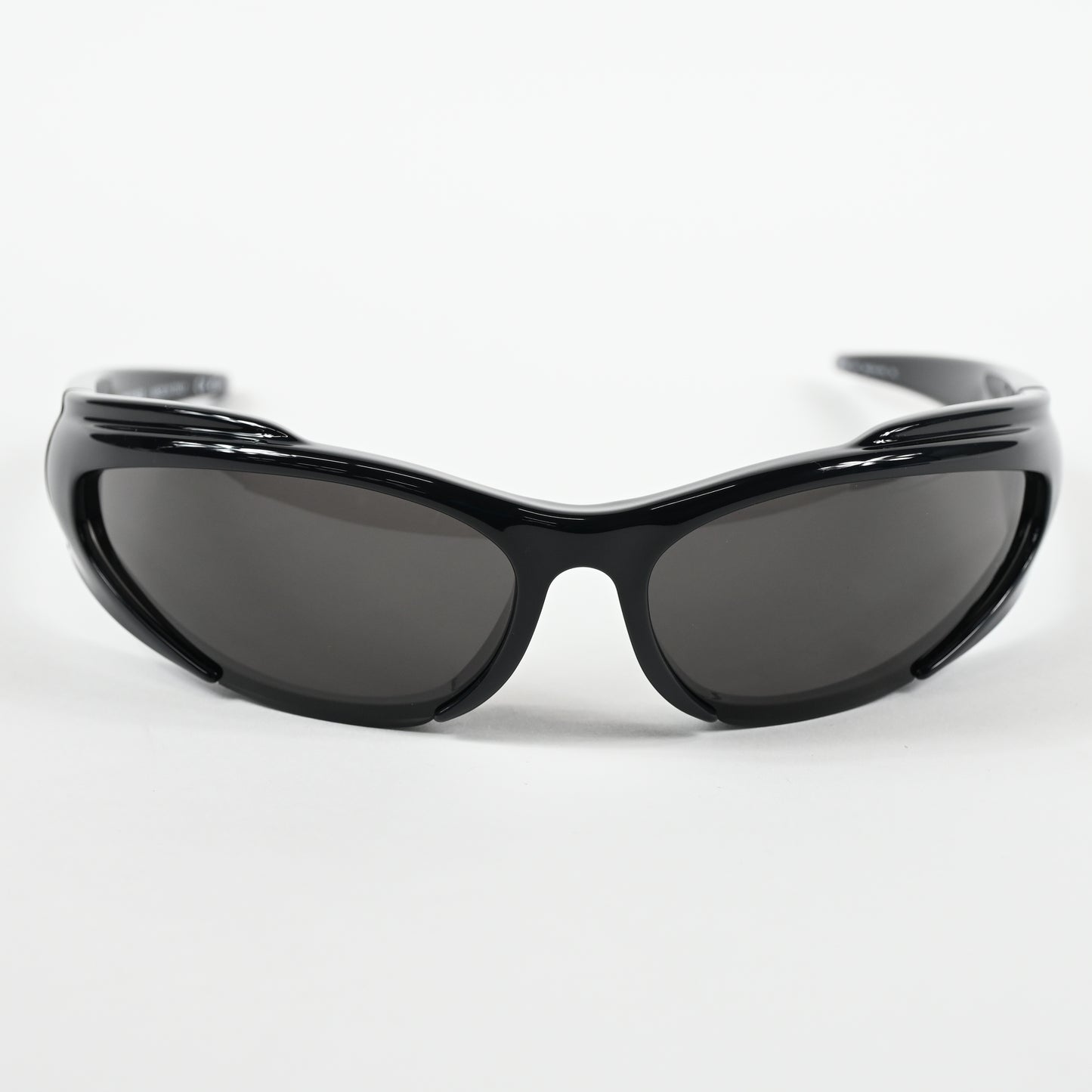 Balenciaga BB0253S 001 Unisex Authentic Sunglasses Black/Gray, 80mm - New