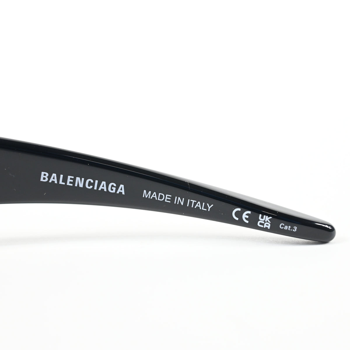 Balenciaga BB0253S 001 Unisex Authentic Sunglasses Black/Gray, 80mm - New