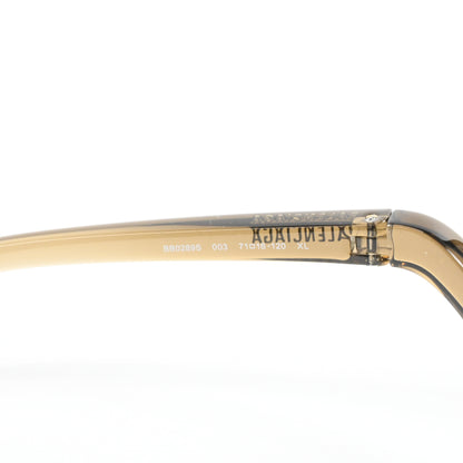 Balenciaga BB0289S 003 Unisex Authentic Sunglasses Clear Brown/Gold, 71mm - New