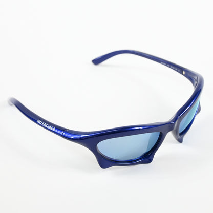 Balenciaga BB0229S 006 Mens Authentic Sunglasses Blue, 59mm - New