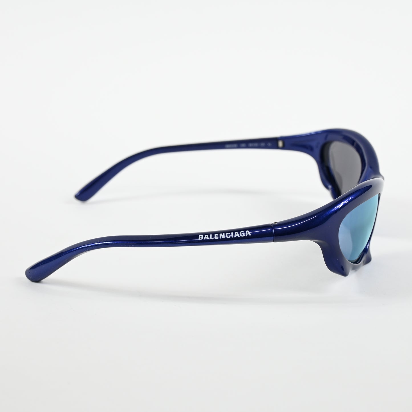 Balenciaga BB0229S 006 Mens Authentic Sunglasses Blue, 59mm - New