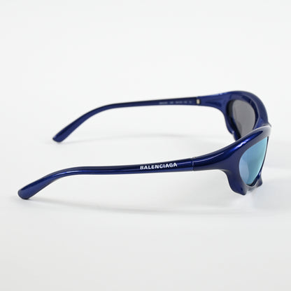 Balenciaga BB0229S 006 Mens Authentic Sunglasses Blue, 59mm - New