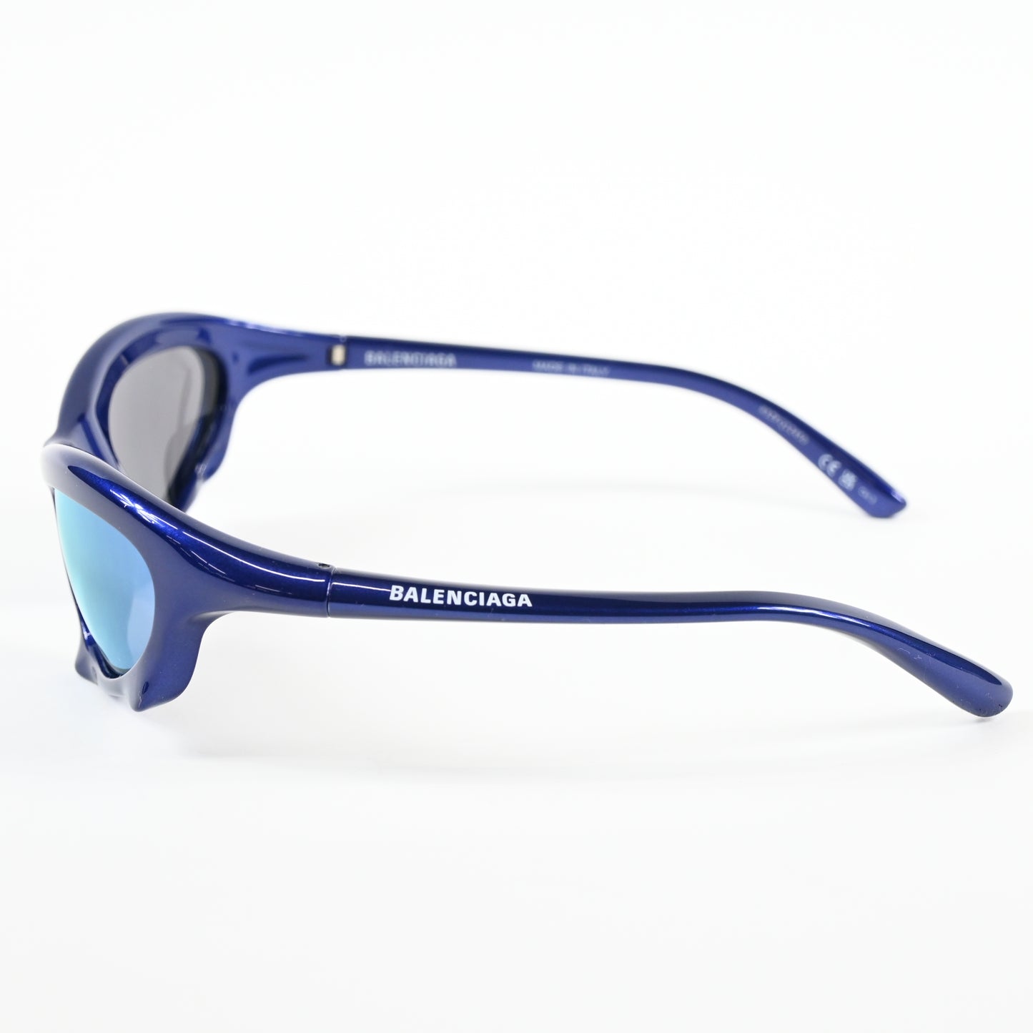 Balenciaga BB0229S 006 Mens Authentic Sunglasses Blue, 59mm - New