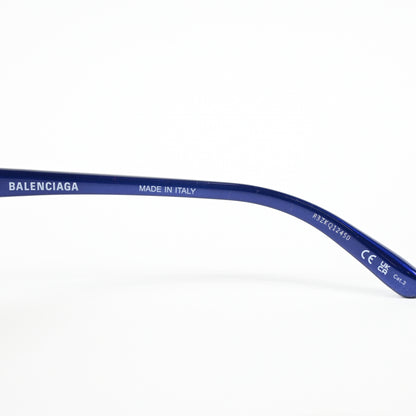 Balenciaga BB0229S 006 Mens Authentic Sunglasses Blue, 59mm - New