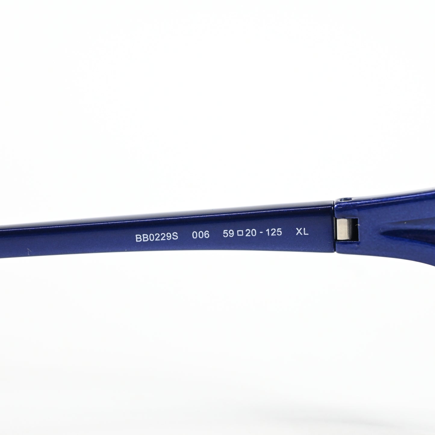 Balenciaga BB0229S 006 Mens Authentic Sunglasses Blue, 59mm - New