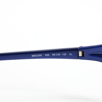 Balenciaga BB0229S 006 Mens Authentic Sunglasses Blue, 59mm - New