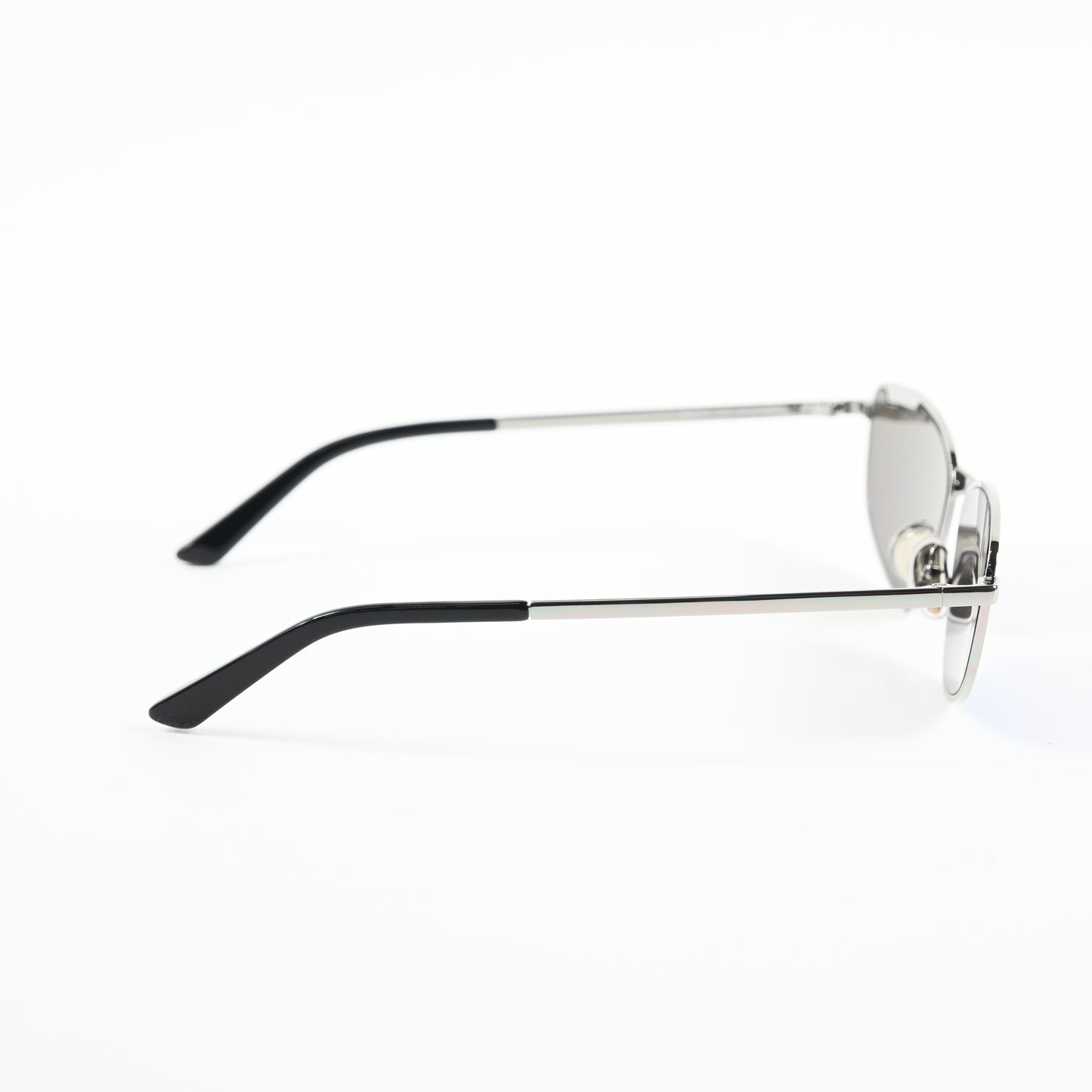 Balenciaga BB0277S 003 Unisex Authentic Sunglasses Silver/Blue, 60mm - New