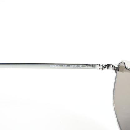 Balenciaga BB0277S 003 Unisex Authentic Sunglasses Silver/Blue, 60mm - New