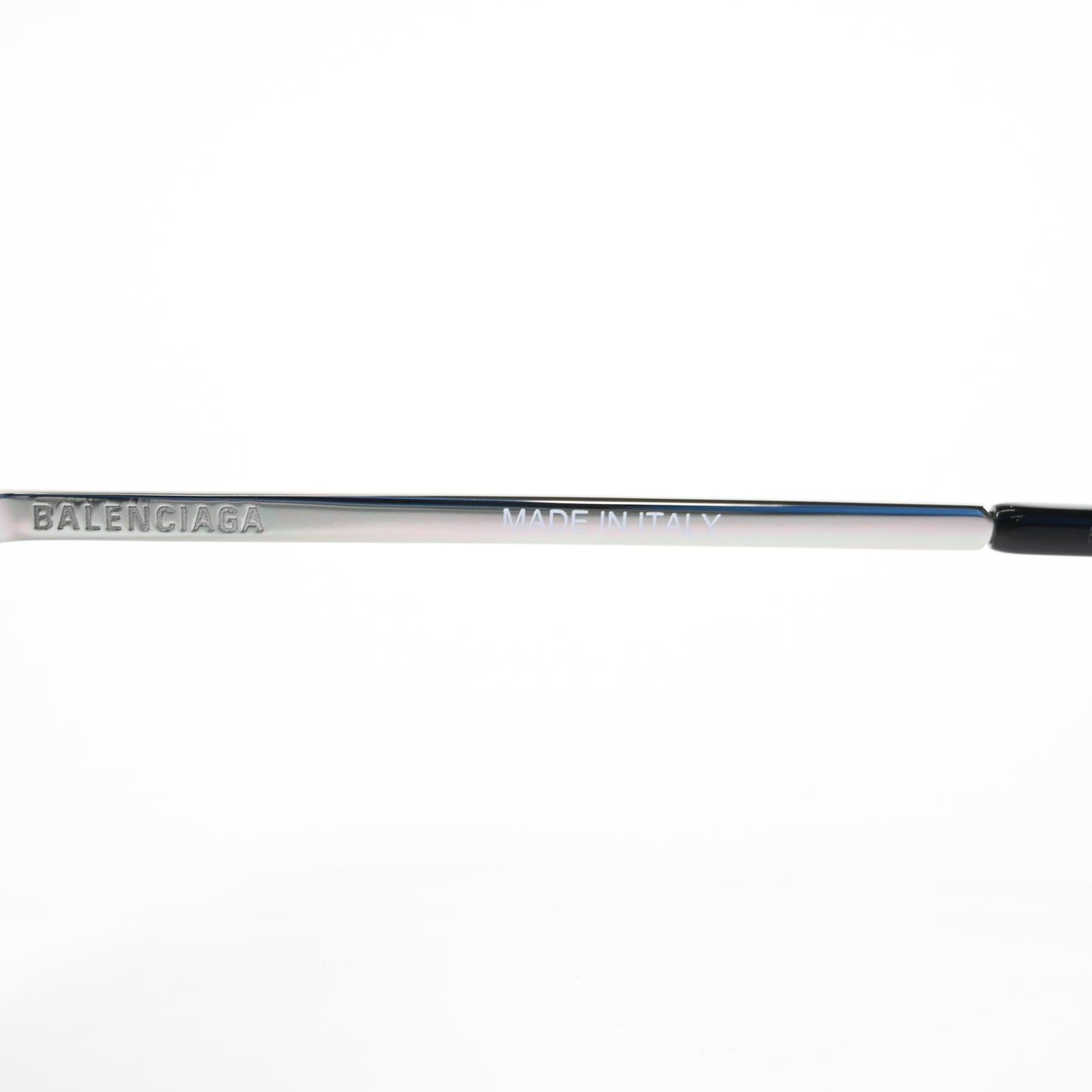 Balenciaga BB0277S 003 Unisex Authentic Sunglasses Silver/Blue, 60mm - New
