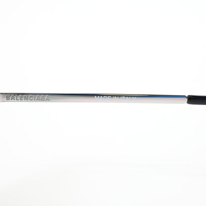 Balenciaga BB0277S 003 Unisex Authentic Sunglasses Silver/Blue, 60mm - New