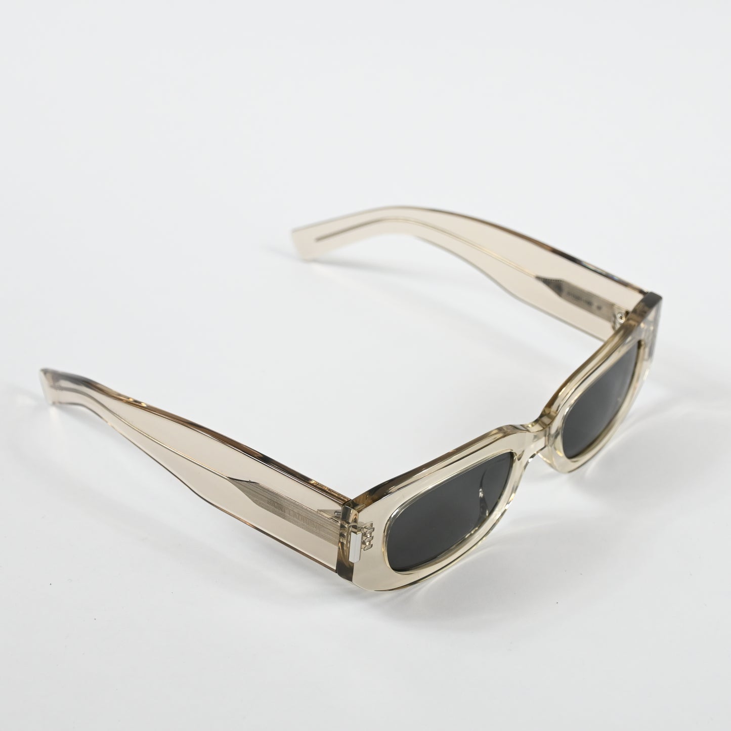 Yves Saint Laurent SL-697S 003 Unisex Authentic Sunglasses Beige/Gray, 51 - New