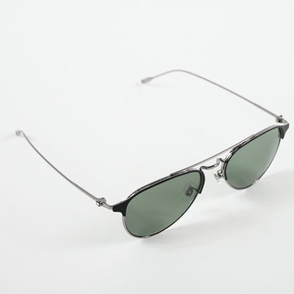 Montblanc MB0190S 002 Mens Authentic Sunglasses Ruthenium Green, 55mm - New