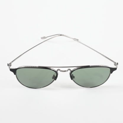 Montblanc MB0190S 002 Mens Authentic Sunglasses Ruthenium Green, 55mm - New