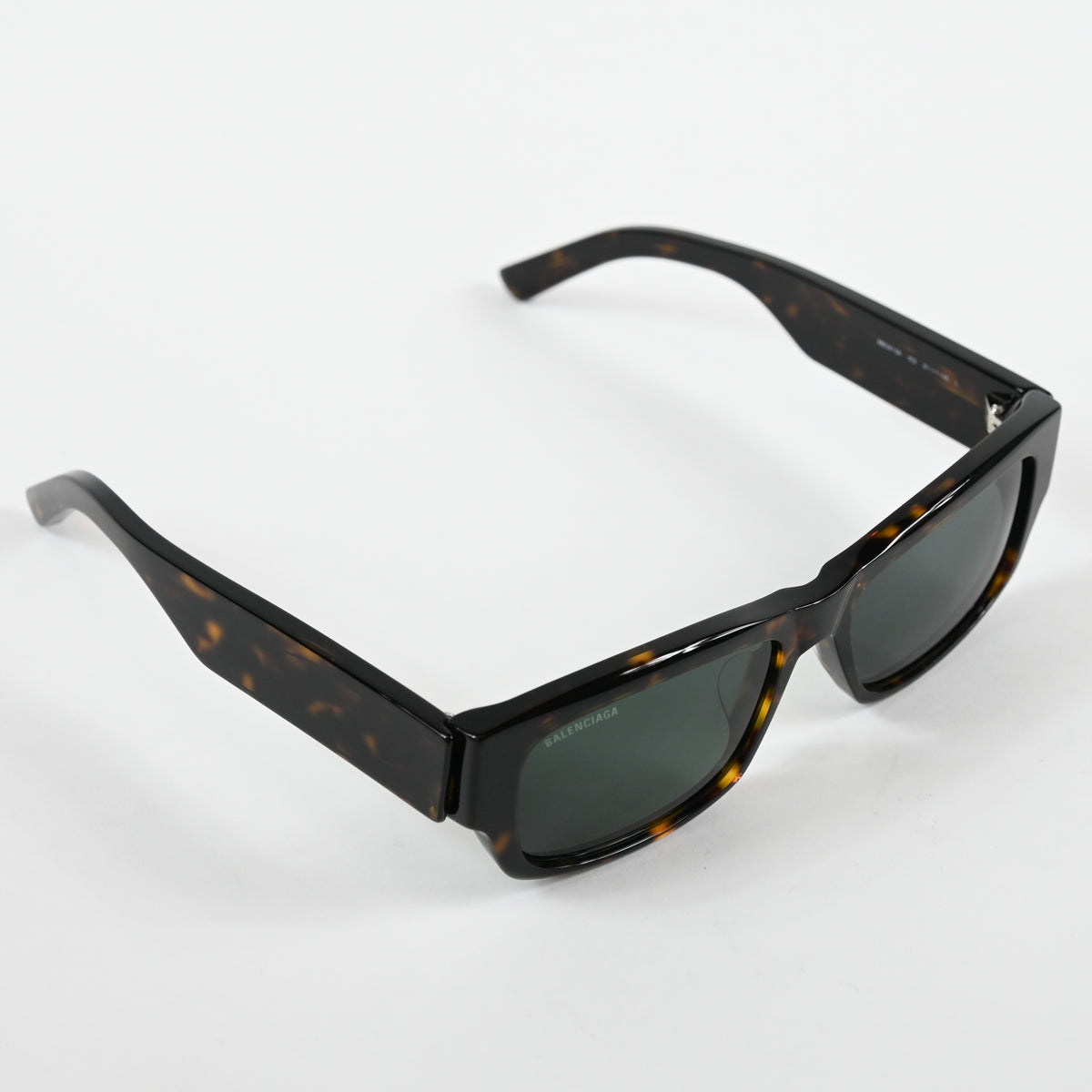 Balenciaga BB0261S 002 Mens Authentic Sunglasses Havana/Silver, 57mm - New
