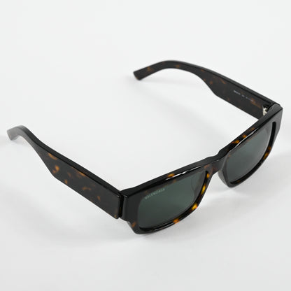 Balenciaga BB0261S 002 Mens Authentic Sunglasses Havana/Silver, 57mm - New