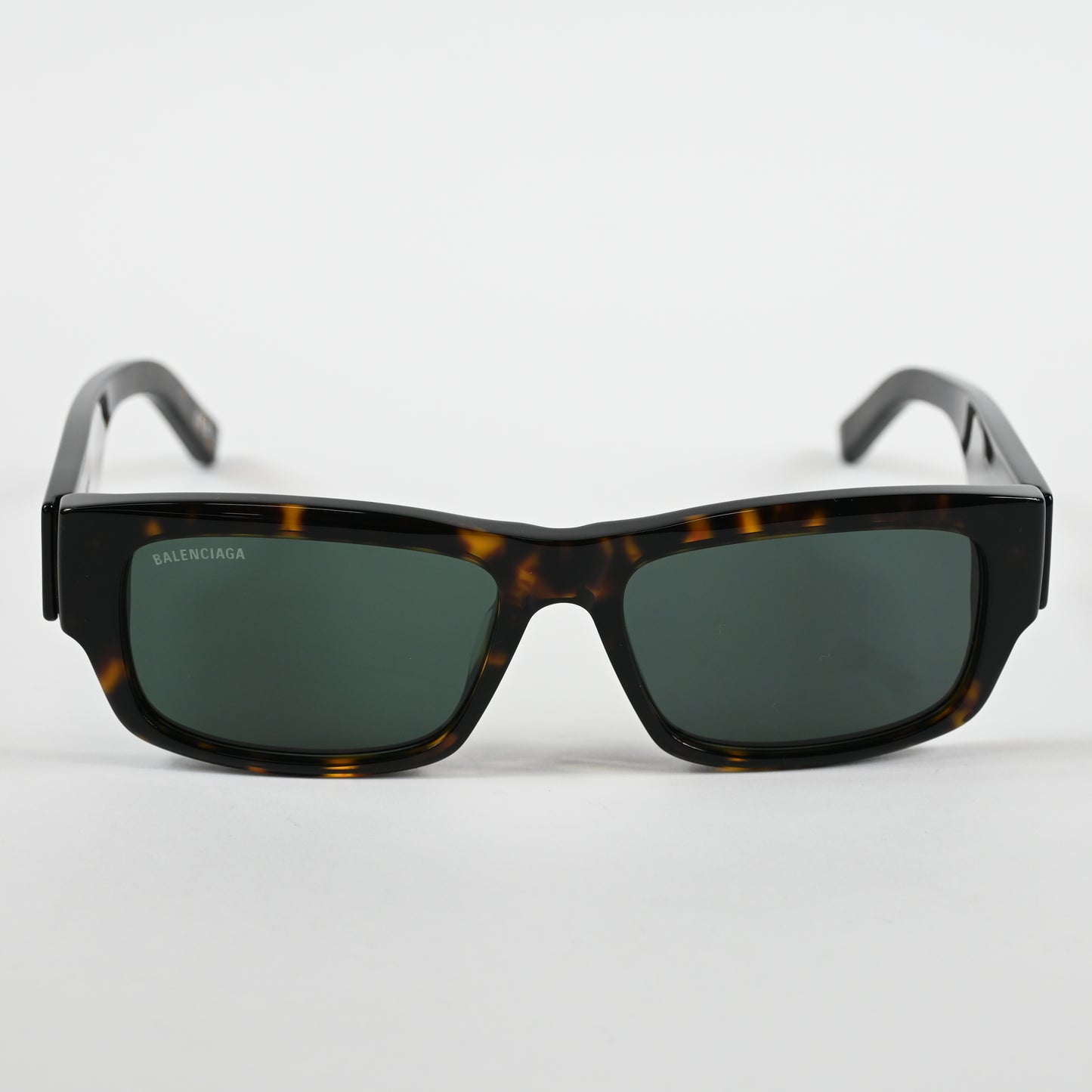 Balenciaga BB0261S 002 Mens Authentic Sunglasses Havana/Silver, 57mm - New