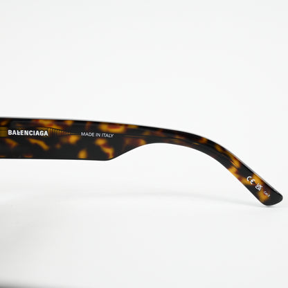 Balenciaga BB0261S 002 Mens Authentic Sunglasses Havana/Silver, 57mm - New