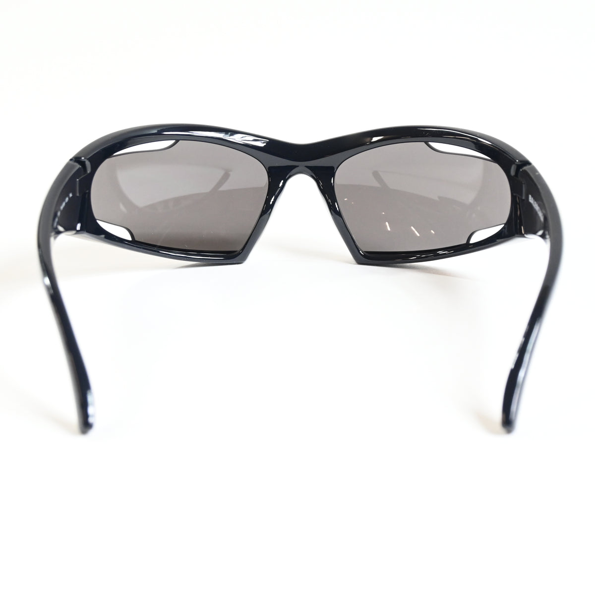 Balenciaga BB0318S 001 Unisex Authentic Sunglasses Black/Gray, 78mm - New