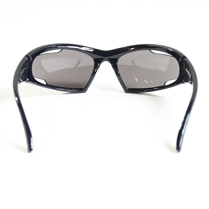 Balenciaga BB0318S 001 Unisex Authentic Sunglasses Black/Gray, 78mm - New