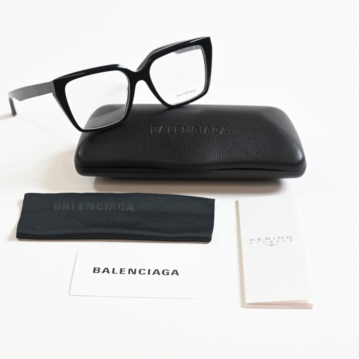 Balenciaga BB0130O 001 Womens Authentic Eyeglasses Burgundy, 53mm - New