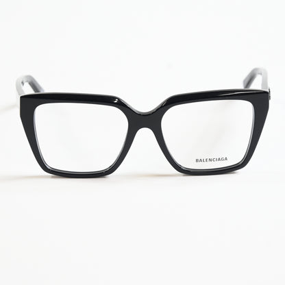 Balenciaga BB0130O 001 Womens Authentic Eyeglasses Burgundy, 53mm - New