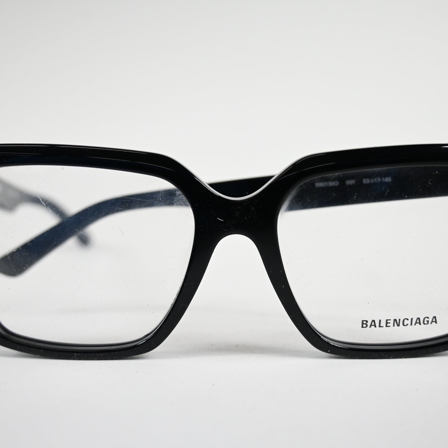 Balenciaga BB0130O 001 Womens Authentic Eyeglasses Burgundy, 53mm - New