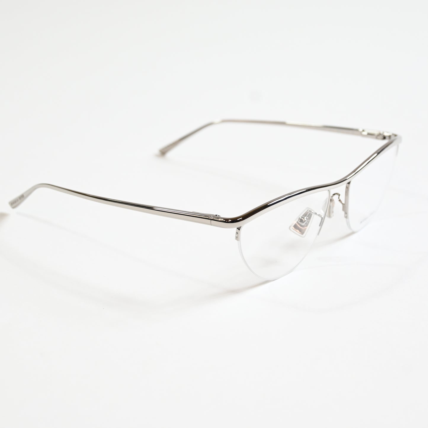 Bottega BV1132O 002 Womens Authentic Eyeglasses Silver, 56mm - New