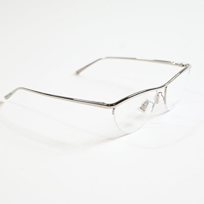 Bottega BV1132O 002 Womens Authentic Eyeglasses Silver, 56mm - New
