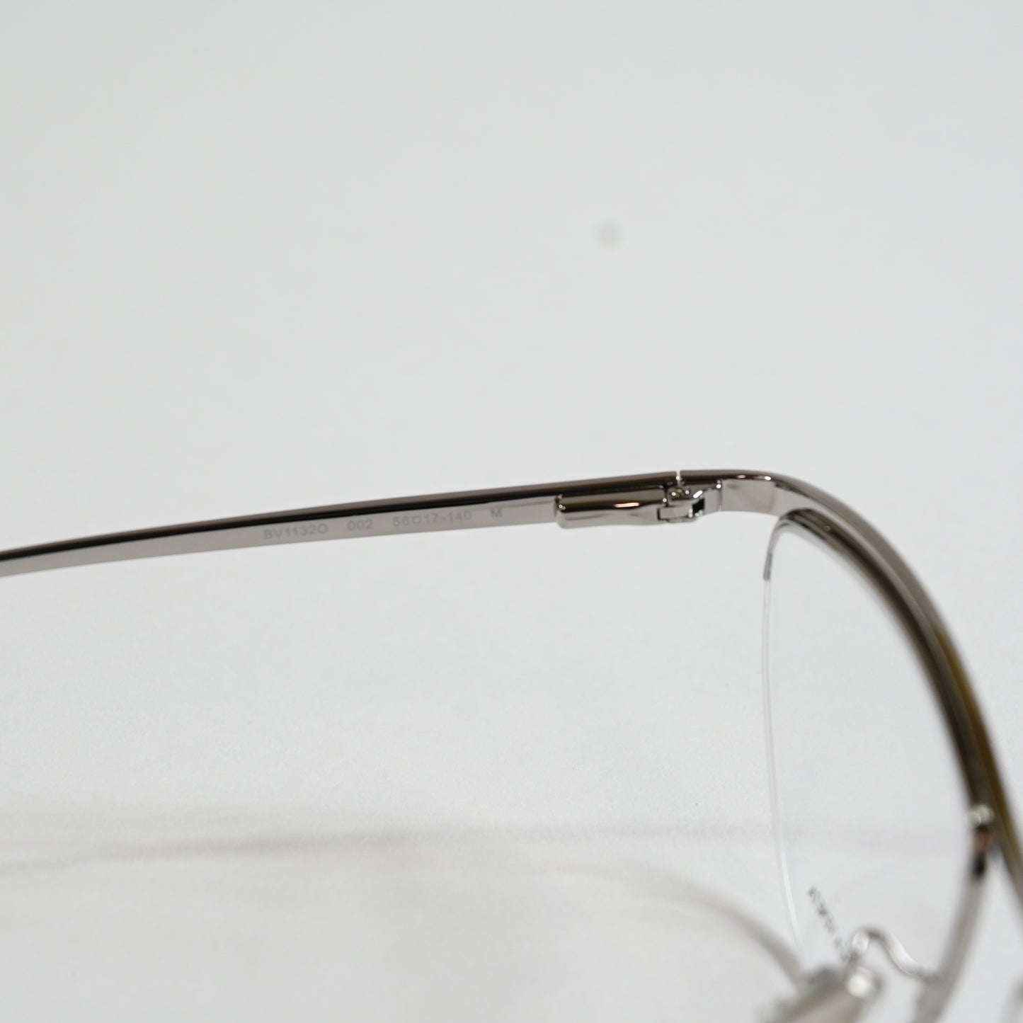 Bottega BV1132O 002 Womens Authentic Eyeglasses Silver, 56mm - New