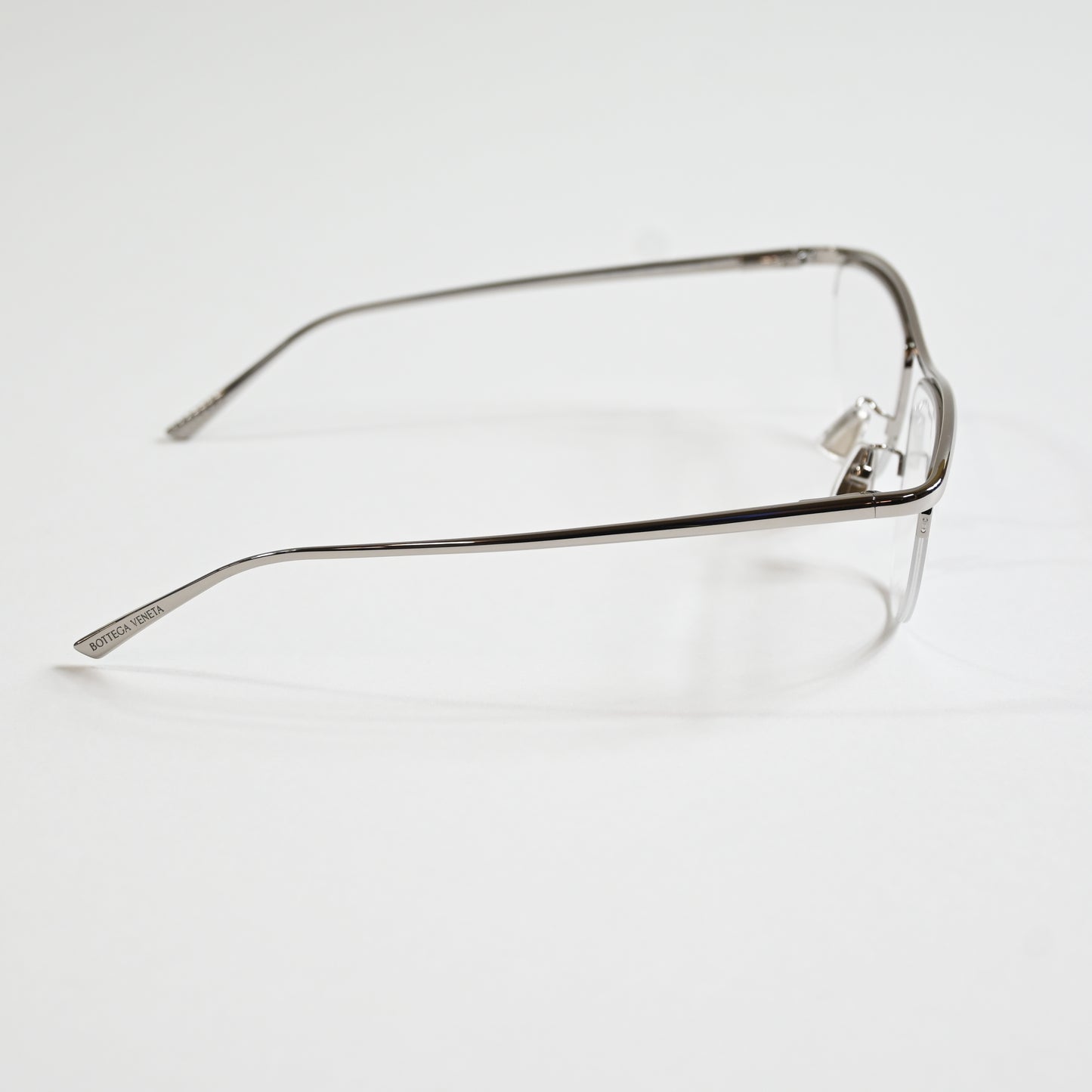 Bottega BV1132O 002 Womens Authentic Eyeglasses Silver, 56mm - New
