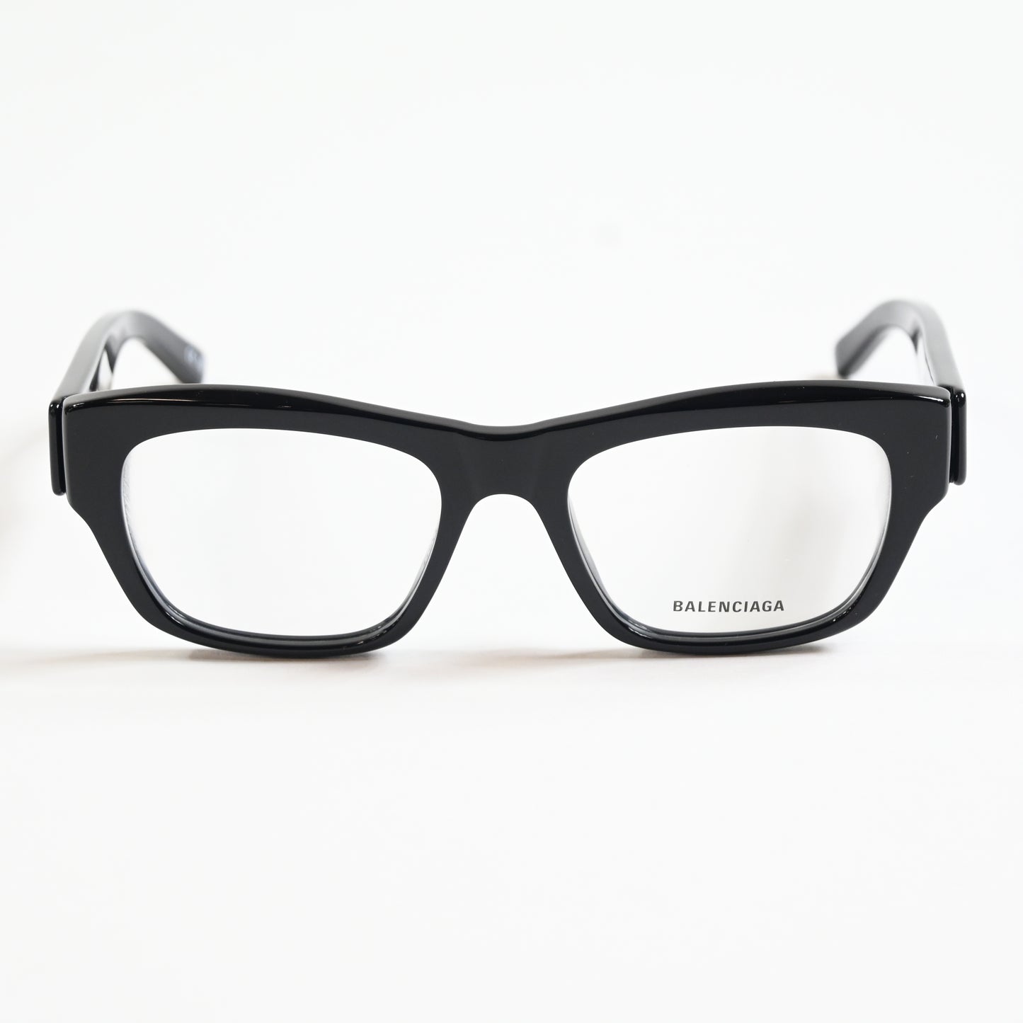 Balenciaga BB0264O 001 Unisex Authentic Eyeglasses Black/Silver, 53mm - New