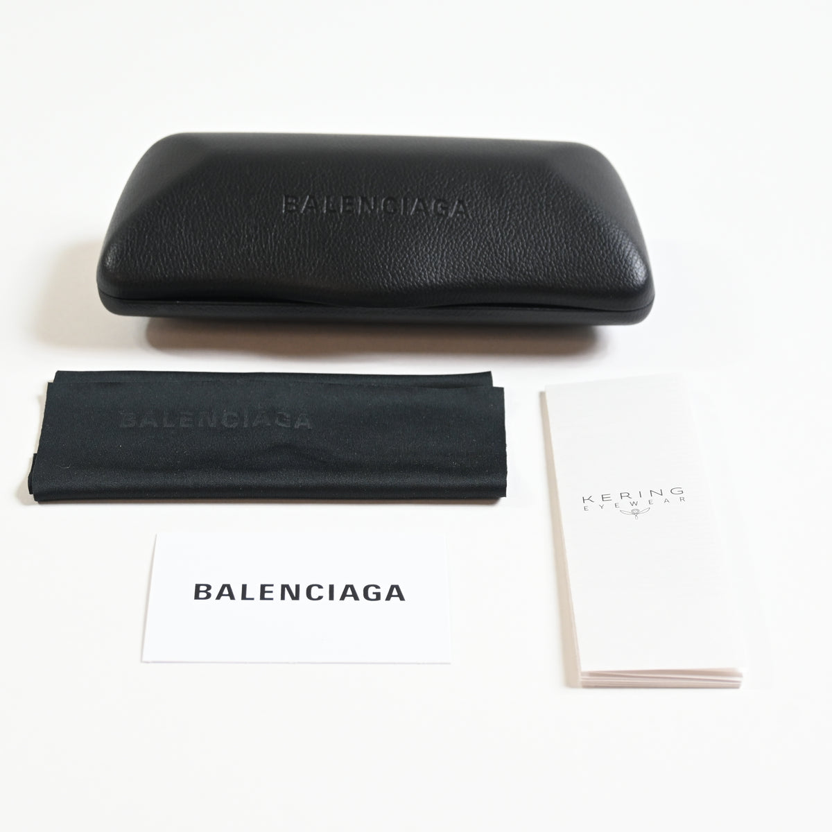 Balenciaga BB0264O 001 Unisex Authentic Eyeglasses Black/Silver, 53mm - New
