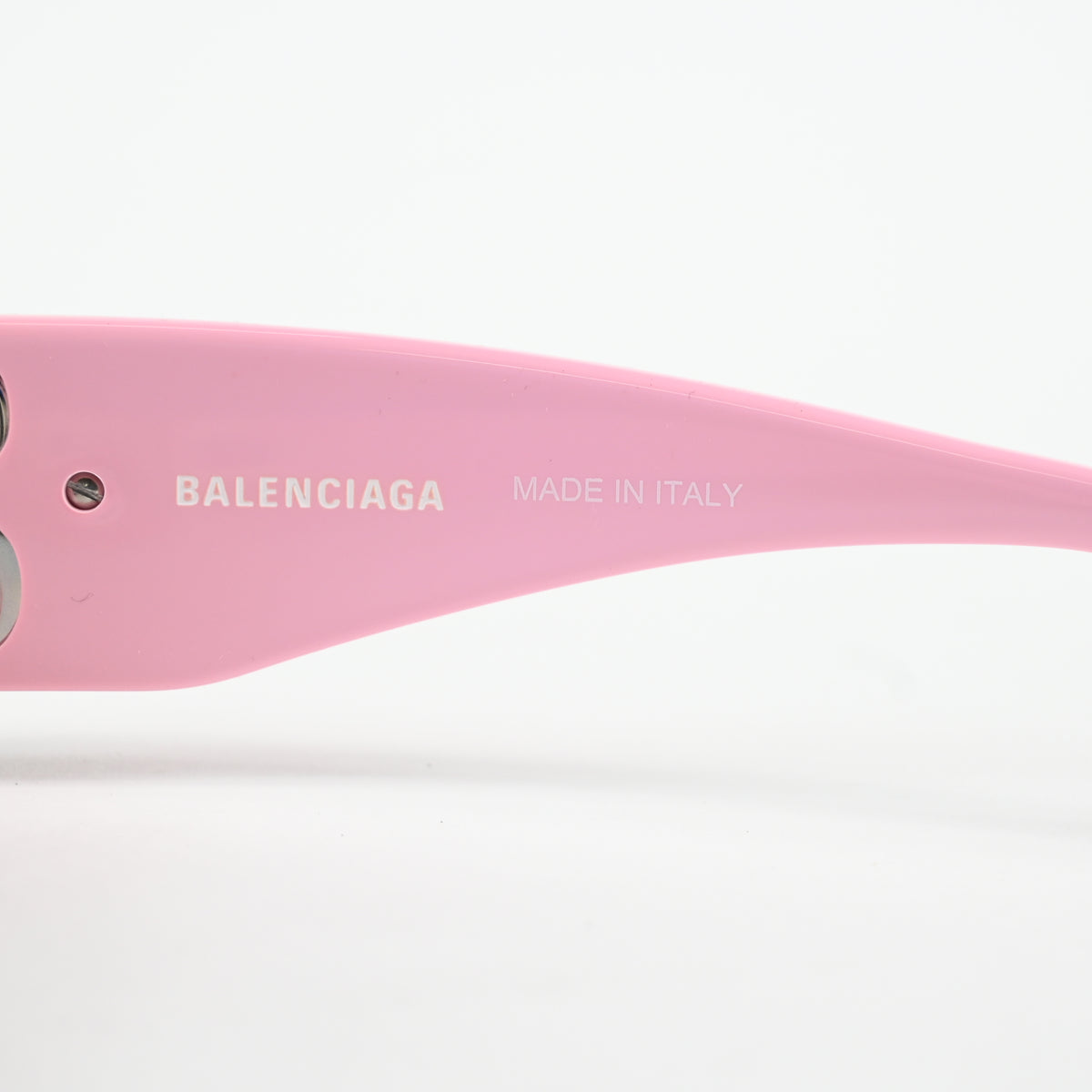 Balenciaga BB0096S 012 Womens Authentic Sunglasses Pink/Silver, 51mm - New