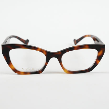 Gucci GG1334O 002 Unisex Authentic Eyeglasses Havana, 52mm - New