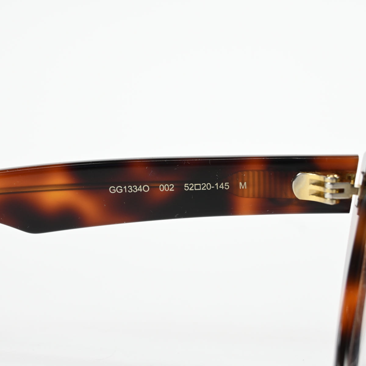 Gucci GG1334O 002 Unisex Authentic Eyeglasses Havana, 52mm - New