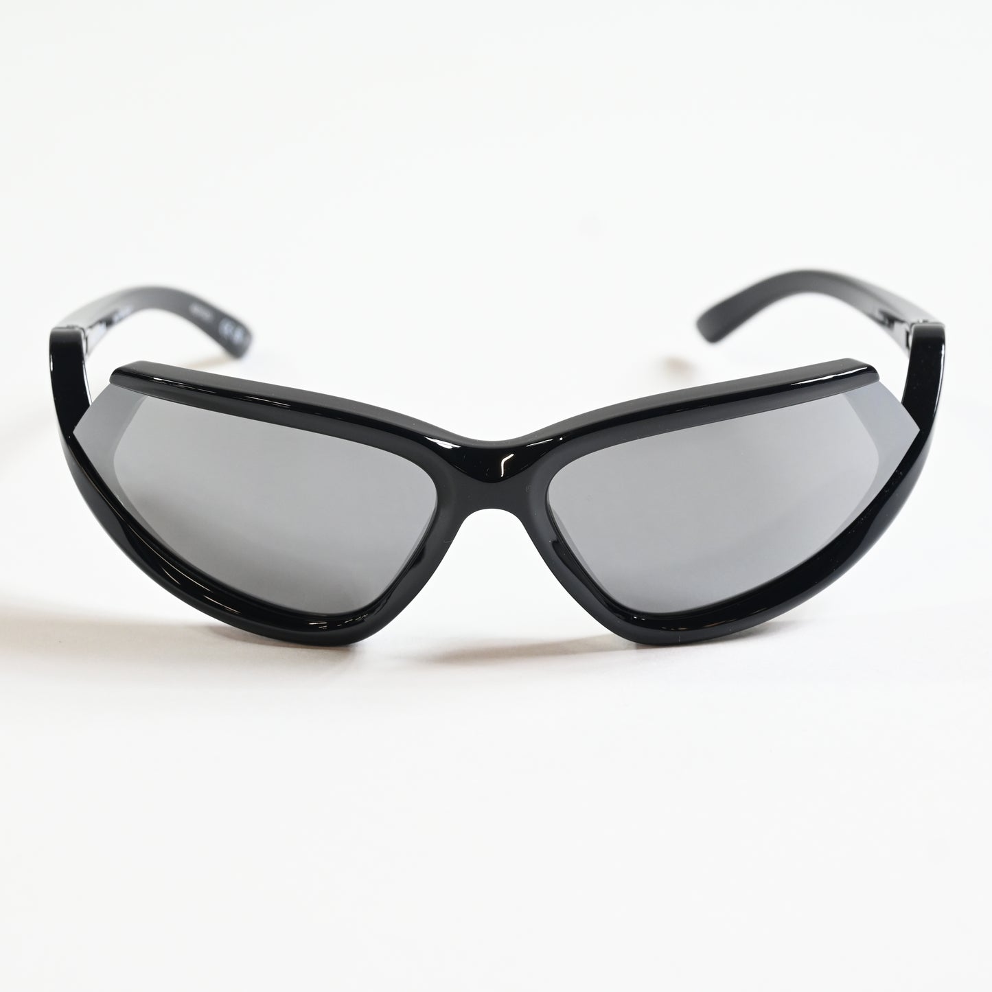 Balenciaga BB0289S 001 Unisex Authentic Sunglasses Black/Silver, 71mm - New
