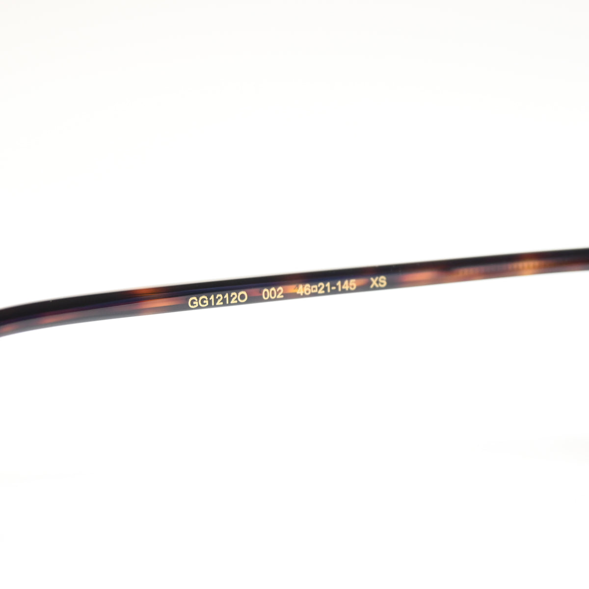 Gucci GG1212O 002 Unisex Authentic Eyeglasses Havana, 46mm - New