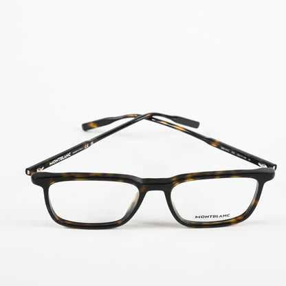 Montblanc MB0197O 002 Mens Authentic Eyeglasses Havana, 53mm - New