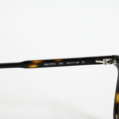 Montblanc MB0197O 002 Mens Authentic Eyeglasses Havana, 53mm - New