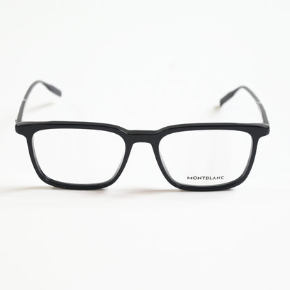 Montblanc MB0197O 001 Mens Authentic Eyeglasses Black, 53mm - New