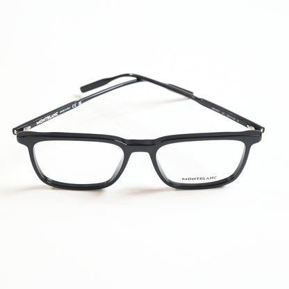 Montblanc MB0197O 001 Mens Authentic Eyeglasses Black, 53mm - New